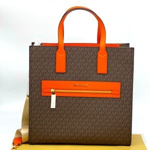 Michael Kors LG Leather LG Kenly Tote Bag